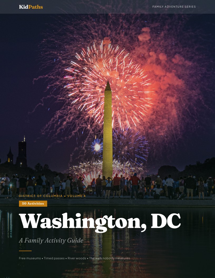 Washington DC family guide cover