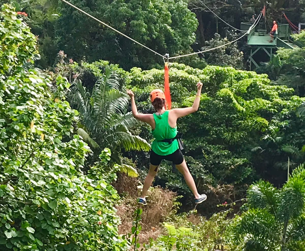 Jungle Zipline Maui-HI
