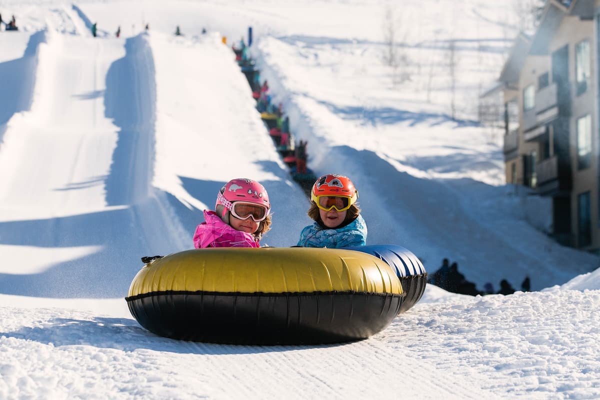 King Tubes Snow Tubing at Snow King Mountain