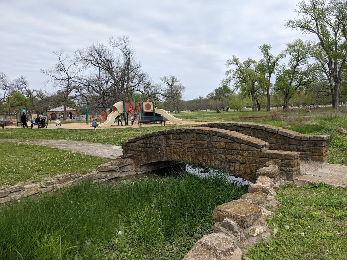 White Rock Lake Stone Tables & Playground — photo 1 of 1