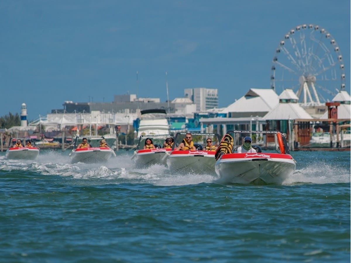 Jungle Tour Adventure Cancun: Speedboat Tour & Snorkel
